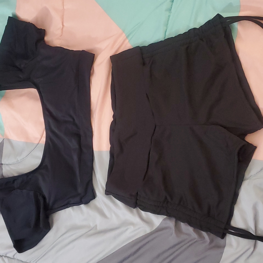 Black Swin suit set